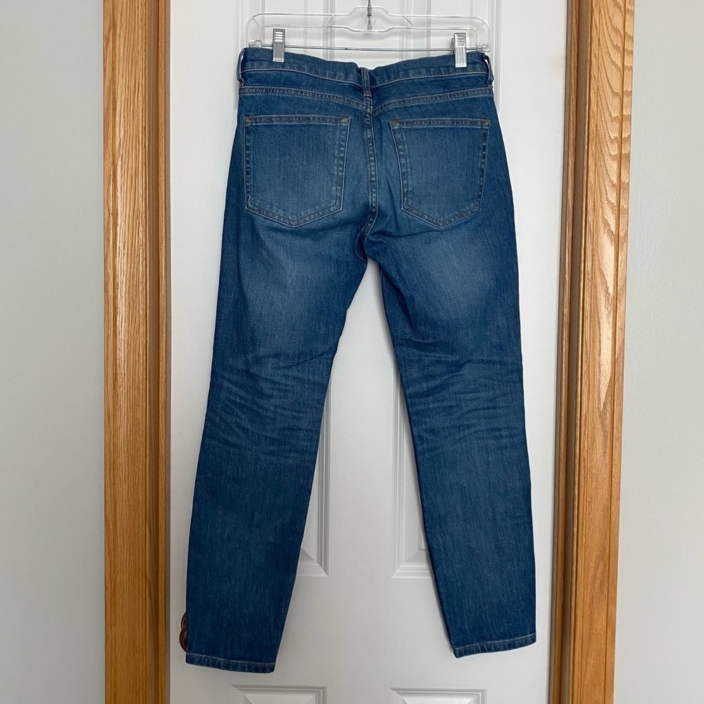 Everlane Medium Wash Straight Ankle Jeans Size 27 - Picture 5 of 7